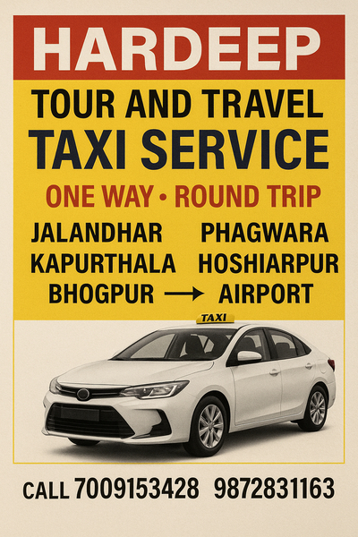 Cover photo of Hardeep Tour & Travel – Jalandhar |Taxi Service | One Way & Outstation Cabs